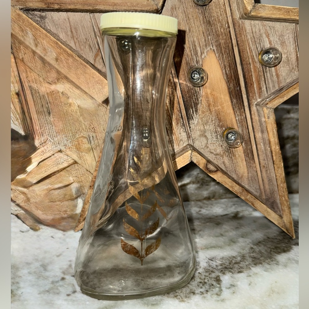 Vintage Good Seasons Gold Leaf Salad Dressing Bottle
